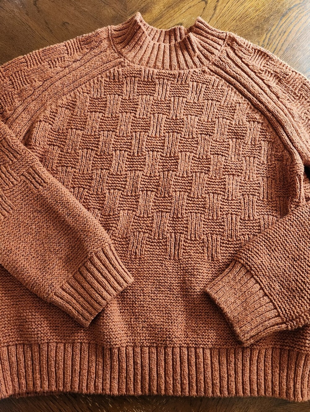 Prana Rust crew neck sweater Large